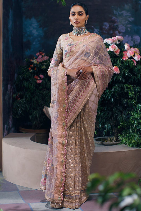 ROSE QUARTZ | Mahgul The Empress's Dream Wedding Collection 2021 | Unstitched Embroidered Net Suits