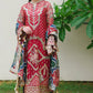 NASEEBO LAL | MNR Zarlish Festive Unstitched Collection 2022 | Unstitched Embroidered Organza Suit