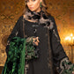 DL-907-Black and Emerald Green | Maria B Winter Linen Unstitched Collection 2021 | Unstitched Embroidered Linen Suits