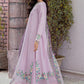 SEA FOG MLE22-02 | Mushq Eid Pret Drop 2 | 3Pc Cotton Net Suit