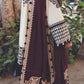 VIDA ZW21-09 |  Zaha Hamrahi Winter Collection 2021 | Unstitched Embroidered Khaddar Suits