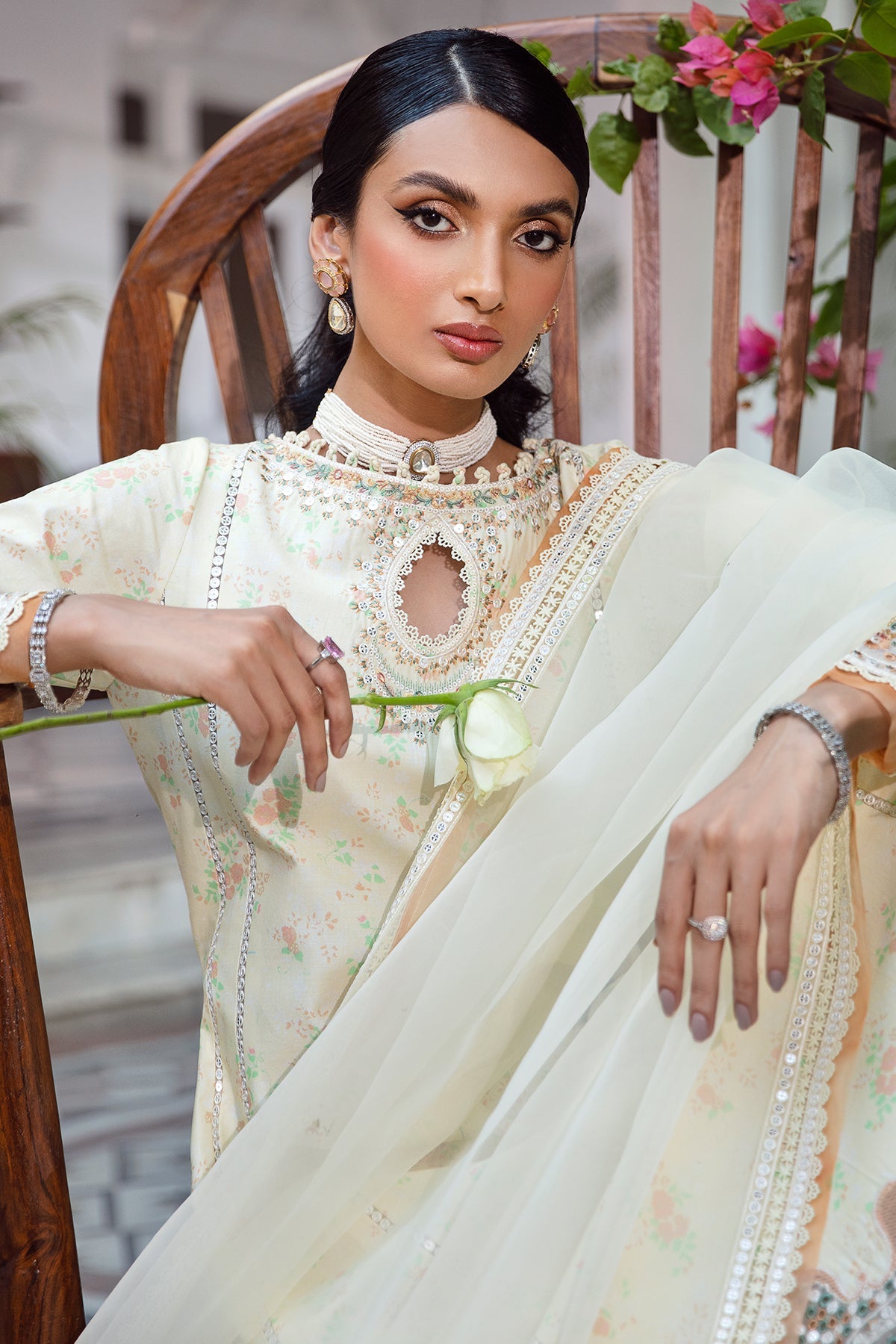 Lime Primerose  |  Jazmin Iris Eid Lawn SS 2023