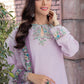 SEA FOG MLE22-02 | Mushq Eid Pret Drop 2 | 3Pc Cotton Net Suit