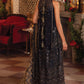 IMC-05 BLUE BLOOD- 3PC |  Iznik Meraki Luxury Chiffon Collection 2021 | Unstitched Embroidered Luxury Chiffon Suits