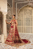 2A STORIES OF NAQSHI - SCARLET | Crimson X Saira Shakira Wedding Collection '22 | Unstitched Embroidered Velvet Suits