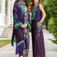 DL-905-Purple | Maria B Winter Linen Unstitched Collection 2021 | Unstitched Embroidered Linen Suits
