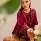 Maroon Glare| Farasha Mehak Festive Lawn SS 23 | Unstitched Embroidered Collection