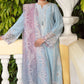 Powder Blue  |  Jazmin Iris Eid Lawn SS 2023