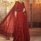 BD-2305 Ruby Red | Maria B Mbroidered Winter Wedding Collection 2021 | Unstitched Embroidered Suits