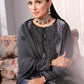 AJAM-05 | The Ayeza Edit by Asim Jofa Makhmal Royal Velvet Winter Collection 2022 | Unstitched Embroidered Velvet Suits