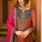 AJBN-08 | Asim Jofa  Baad-e-Naubahar Wedding Collection 2022 | Embroidered Chiffon Suits