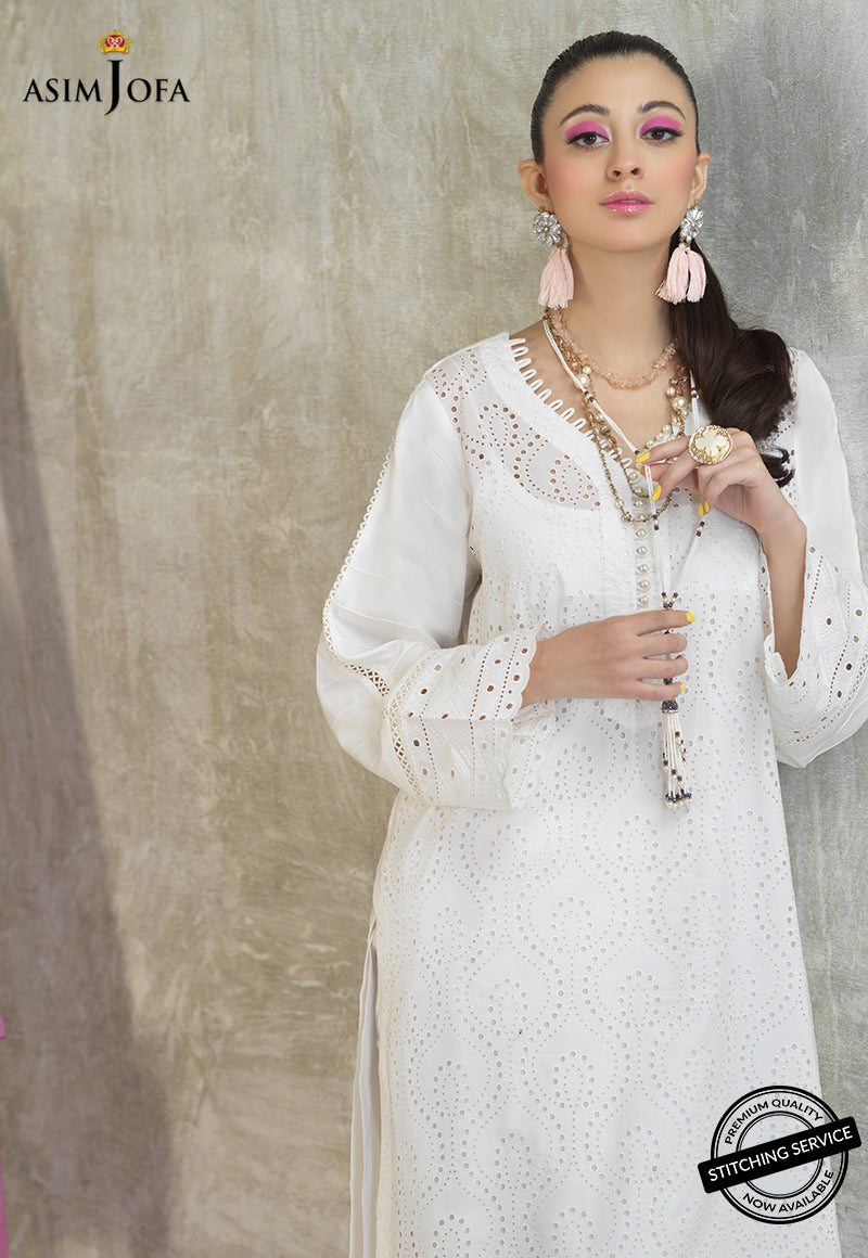 AJES-06 | Asim Jofa AJ Essentials Summer Collection 2022 | Embroidered Cotton Suits Unstitched 2 Piece