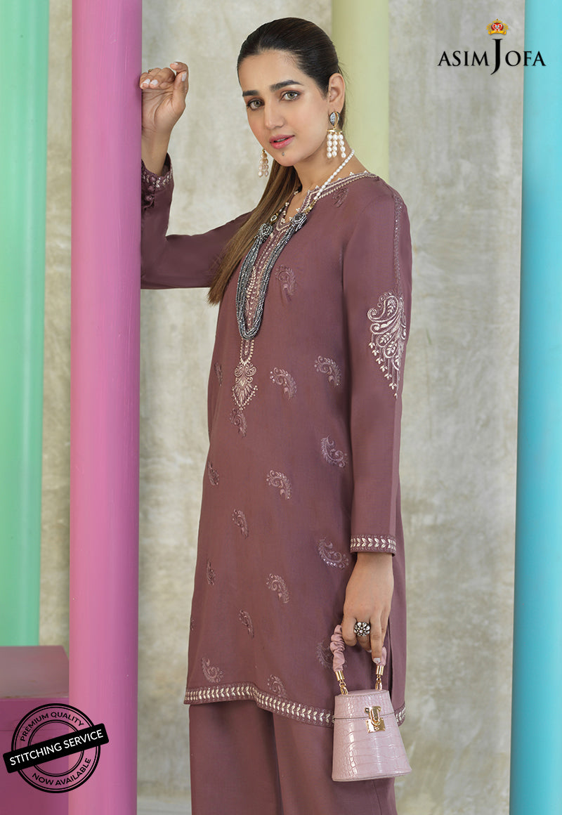 AJES-13 | Asim Jofa AJ Essentials Summer Collection 2022 | Embroidered Cotton Suits Unstitched 2 Piece