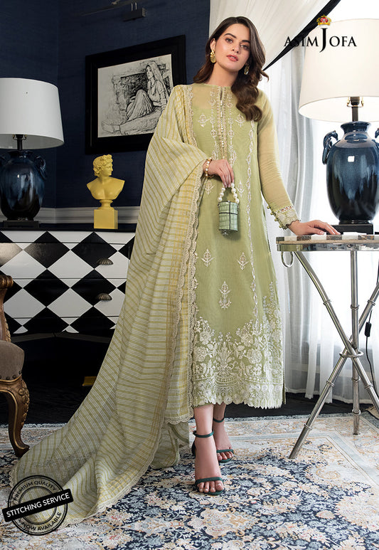 AJIM-10 Asim Jofa The Iqra & Minal Edit Winter Collection 2022 | Unstitched Embroidered Cotton Suits