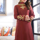AJIM-12 Asim Jofa The Iqra & Minal Edit Winter Collection 2022 | Unstitched Embroidered Cotton Suits