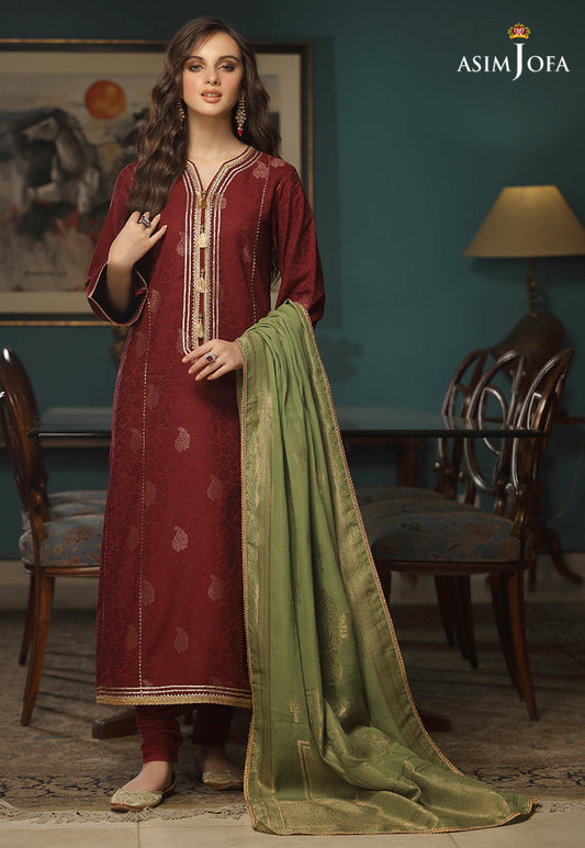 AJJD-01 | Asim Jofa Jacquard Eid Edition 2022 | Stitched RTW Jacquard Suits