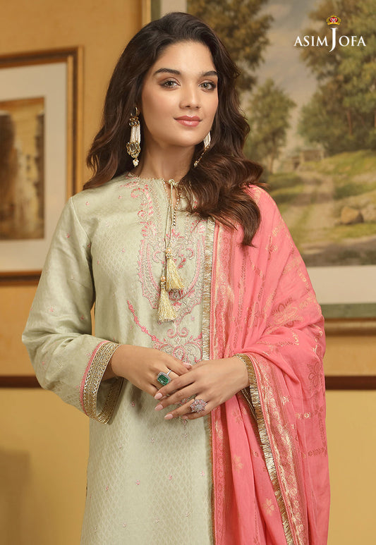AJJD-02 | Asim Jofa Jacquard Eid Edition 2022 | Stitched RTW Jacquard Suits