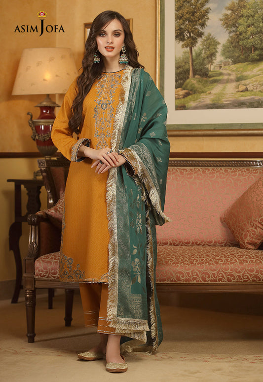 AJJD-03 | Asim Jofa Jacquard Eid Edition 2022 | Stitched RTW Jacquard Suits