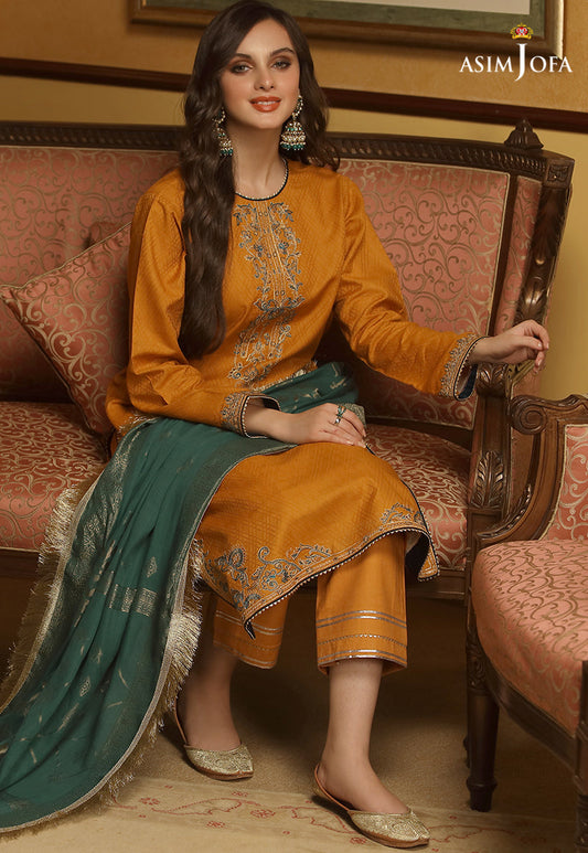 AJJD-03 | Asim Jofa Jacquard Eid Edition 2022 | Stitched RTW Jacquard Suits