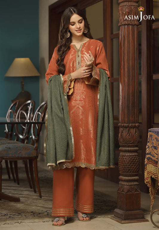 AJJD-05 | Asim Jofa Jacquard Eid Edition 2022 | Stitched RTW Jacquard Suits