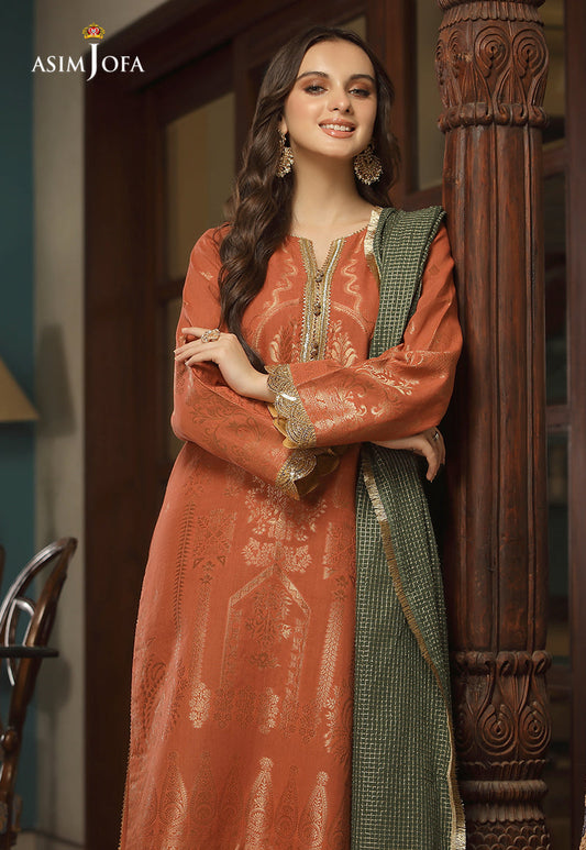 AJJD-05 | Asim Jofa Jacquard Eid Edition 2022 | Stitched RTW Jacquard Suits
