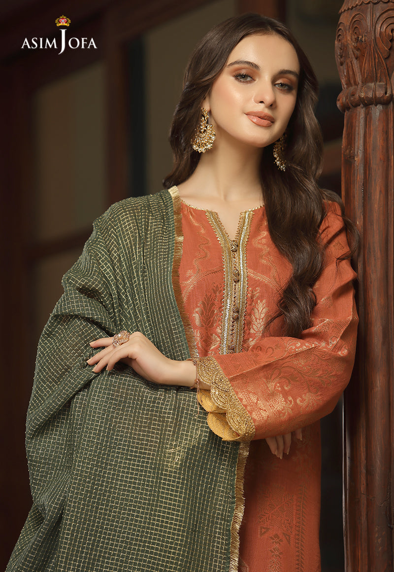 AJJD-05 | Asim Jofa Jacquard Eid Edition 2022 | Stitched RTW Jacquard Suits