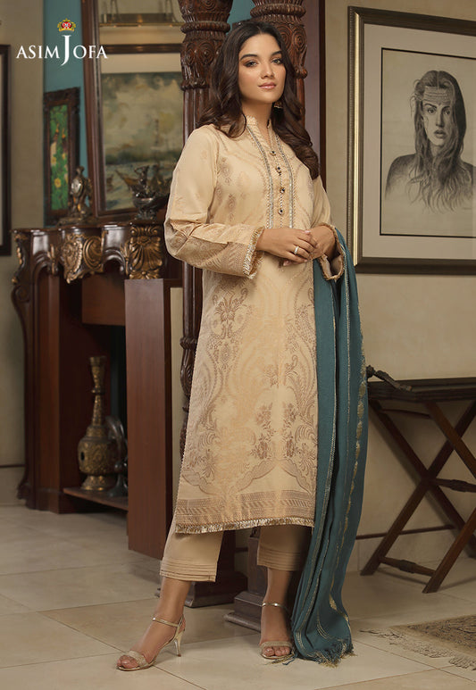 AJJD-07 | Asim Jofa Jacquard Eid Edition 2022 | Stitched RTW Jacquard Suits