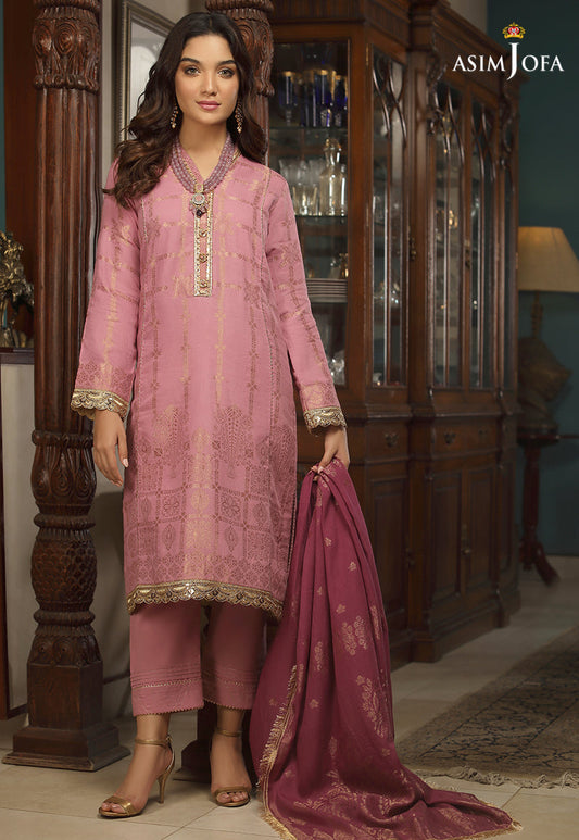 AJJD-09 | Asim Jofa Jacquard Eid Edition 2022 | Stitched RTW Jacquard Suits