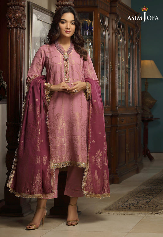 AJJD-09 | Asim Jofa Jacquard Eid Edition 2022 | Stitched RTW Jacquard Suits