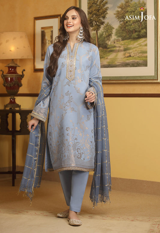 AJJD-11 | Asim Jofa Jacquard Eid Edition 2022 | Stitched RTW Jacquard Suits