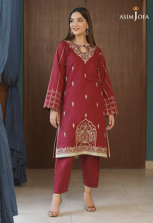 AJJD-12 | Asim Jofa Jacquard Eid Edition 2022 | Stitched RTW Jacquard Suits