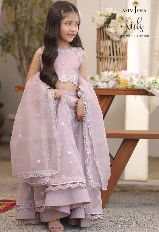 AJKF-07   | Asim Jofa Kids Festive Collection 2022 | Stitched RTW Organza Suit