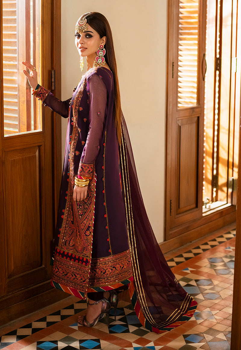 AJKM-09 | Asim Jofa Eid Festive 2023 | Unstitched Cotton Net Organza Suits