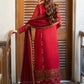 AJKM-15 | Asim Jofa Eid Festive 2023 | Unstitched Poly Cotton Net Organza Suits