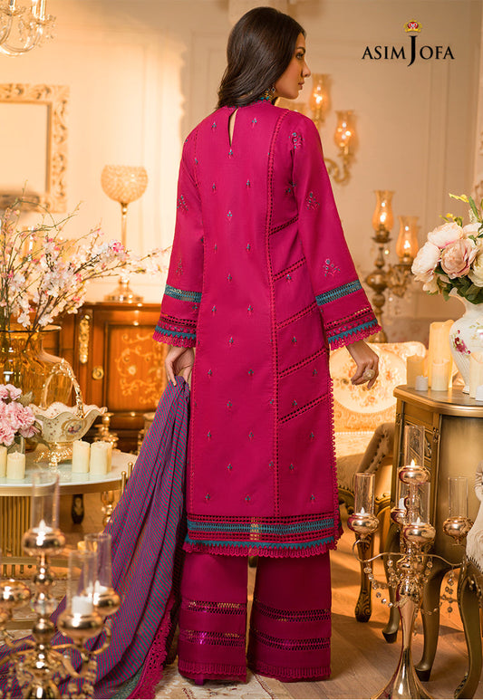 AJPR-16 | Asim Jofa Prints Rania Collection 2022 | Unstitched Embroidered Lawn Suits