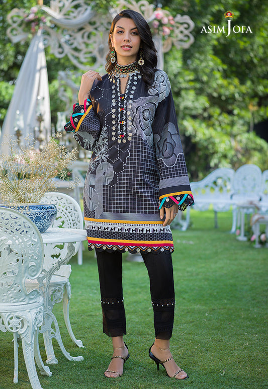 AJPR-28 | Asim Jofa Prints Rania Collection 2022 | Unstitched Embroidered Lawn Suits