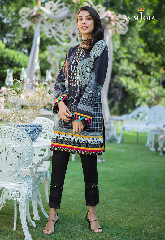 AJPR-28 | Asim Jofa Prints Rania Collection 2022 | Unstitched Embroidered Lawn Suits