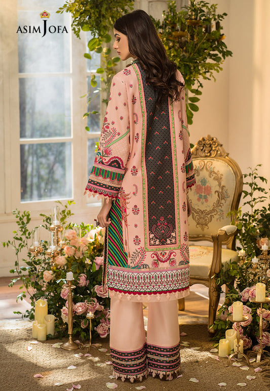 AJPR-30 | Asim Jofa Prints Rania Collection 2022 | Unstitched Embroidered Lawn Suits