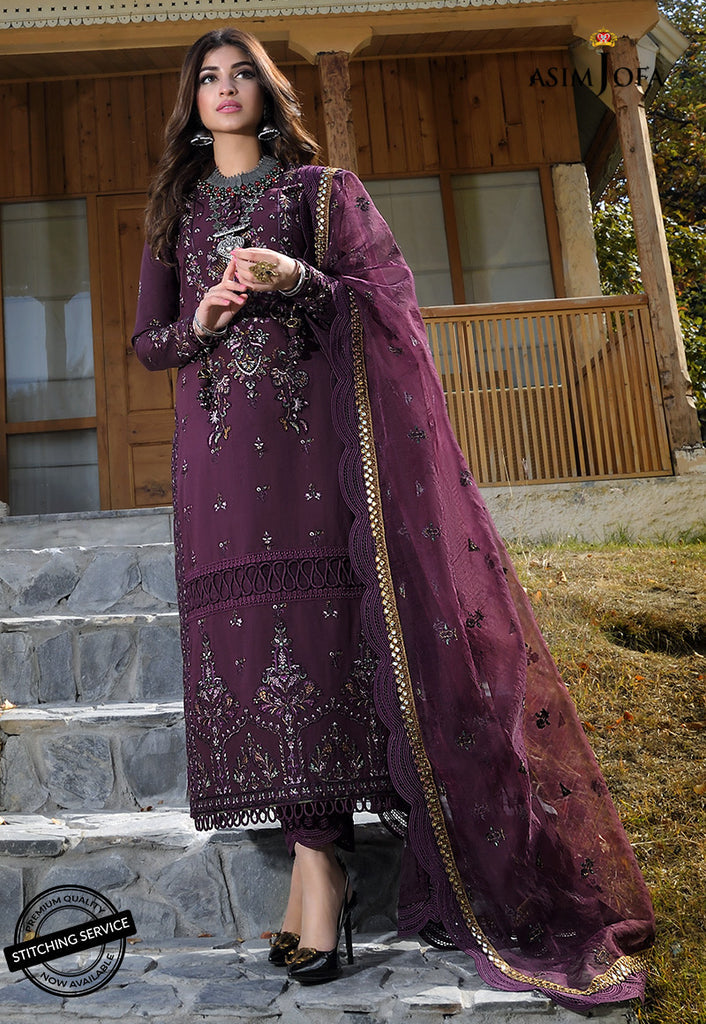 AJSL-16 | Asim Jofa Shehr-e-Yaar Luxury Lawn Collection 2022 | Unstitched Embroidered Lawn Suits