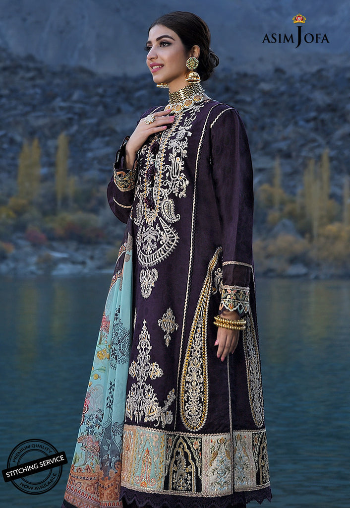 AJSL-22 | Asim Jofa Shehr-e-Yaar Luxury Lawn Collection 2022 | Unstitched Embroidered Lawn Suits