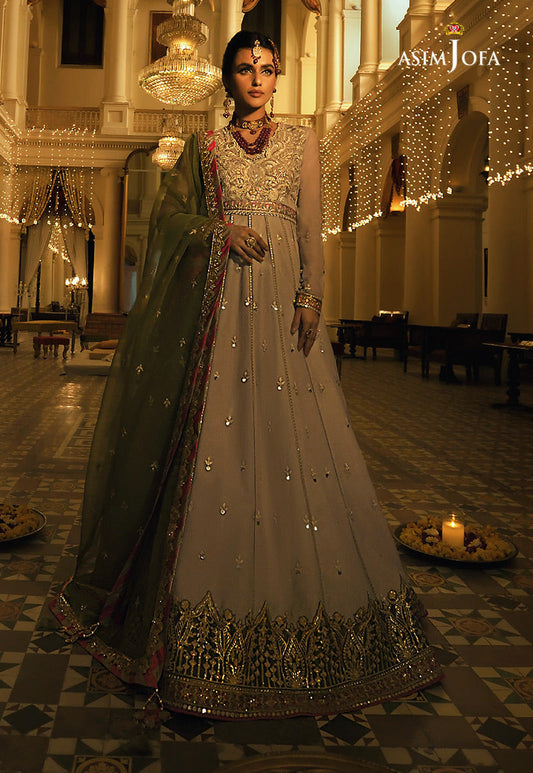 AJST-02 | Asim Jofa Sadqay Tumharay Eid Collection 2022 | Unstitched Embroidered Net Suits
