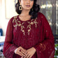 Antique Rouge  |  Azure Ensembles Chiffon 3PCS 2023