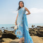 Spring Blooms Periwinkle | Crimson Luxury Lawn Collection 2023 | Unstitched Embroidered Lawn Suits