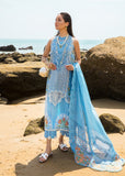 Spring Blooms Periwinkle | Crimson Luxury Lawn Collection 2023 | Unstitched Embroidered Lawn Suits