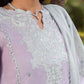 LAVENDER MCP-07 | Mushq Summer Bloom Casual Pret ‘22 | Unstitched Embroidered Cotton Net Suits