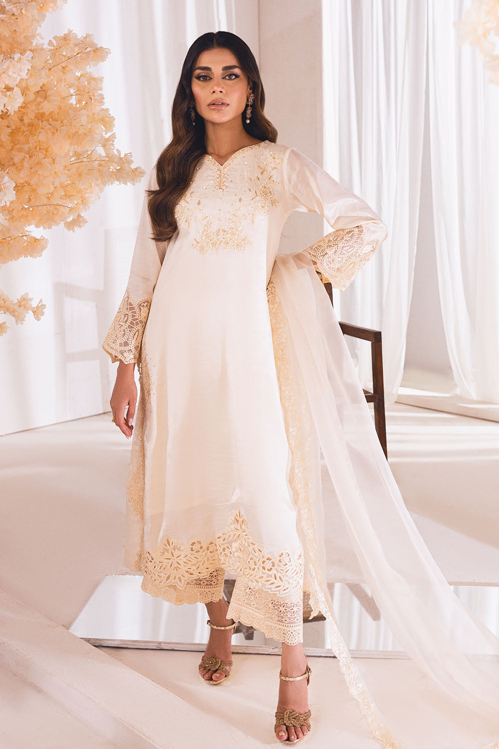 Blooming Bud |  Azure Ensembles Chiffon 3PCS 2023