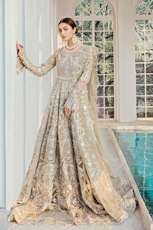 Bridal Maxi - Moon Light (D-05) | Maryum N Maria Luxury Bridal Collections | Embroidered Wedding Suits