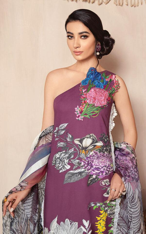 MEDOW CB-3B | Bella Fusion Mix Cambric Collection SS'21 | Unstitched Cambric Suits