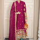 Unstitched Sateen - Magenta Hot pink CST-601