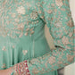 Unstitched Sateen - Aqua CST-606
